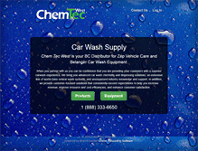 Tablet Screenshot of chemtecwest.com